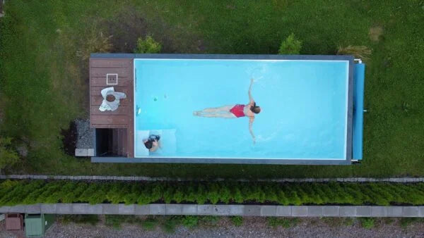 Containerbecken 6.2 x 2.5 m mit Jet Swim Gegenstromanlage