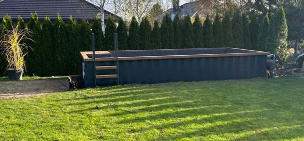Containerschwimmbecken 6,2m x 2,5m gebrauchsfertig, Komfortpaket-Neu