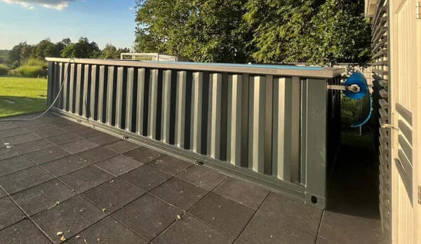Containerschwimmbecken 6,2m x 2,5m gebrauchsfertig, Komfortpaket-Neu