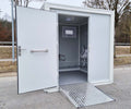 Behinderten Toilette - WC Container mit Rampe - barrierefrei