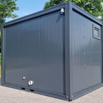 3 m PREMIUM Toilettencontainer – Doppelkabine für Damen und Herren