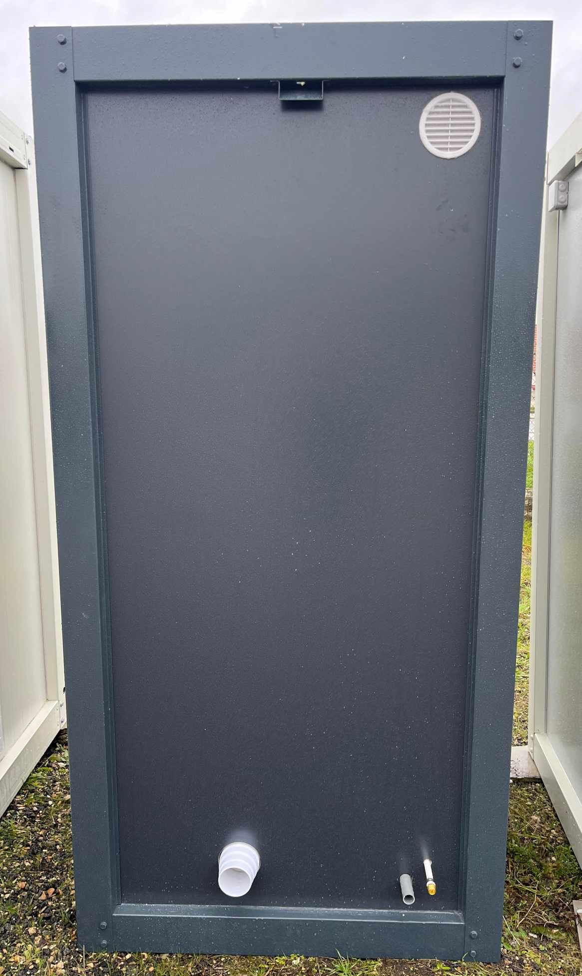 Einfaches WC-Sanitärmodul – Farbe Gris