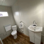 5x2,20 Schreibtischcontainer mit Toilette