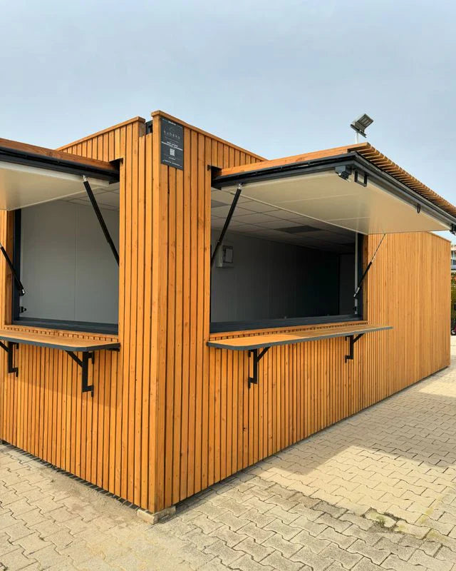 40-Fuß Ladencontainer – Imbissstand / Büro / Kiosk
