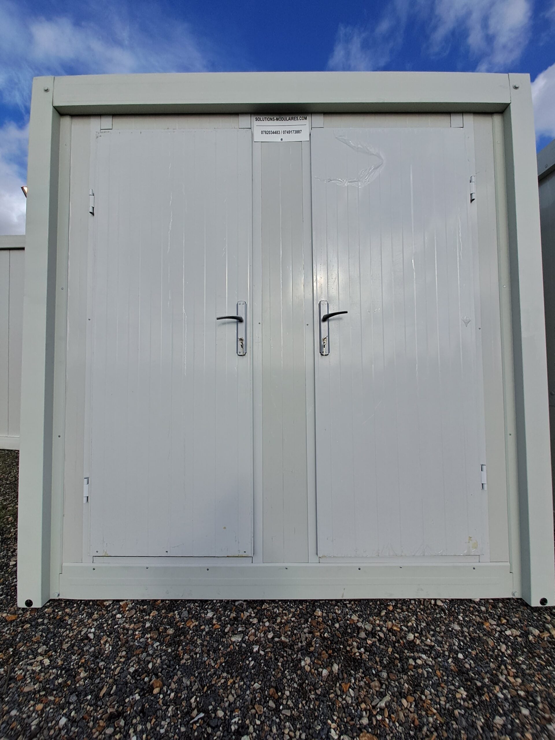 Sanitärmodul WC + Waschbecken + anschließbare Dusche