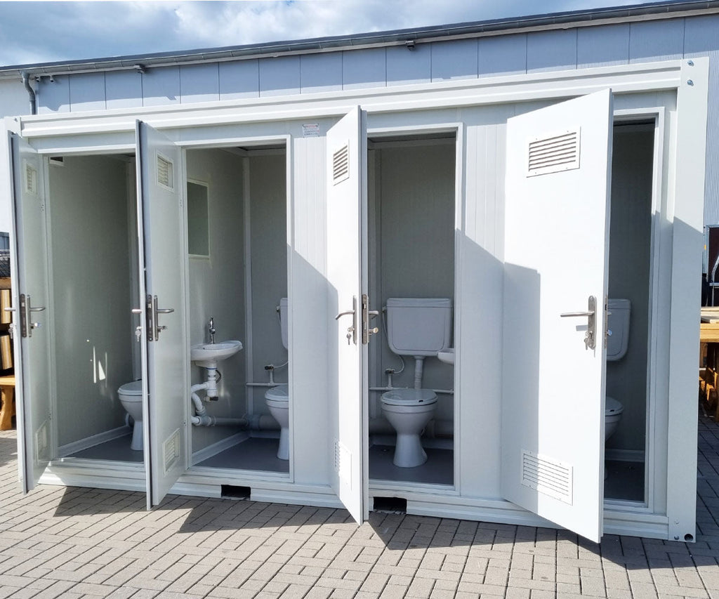 XXL Toilettencontainer mit 8 Kabinen für Veranstaltungen